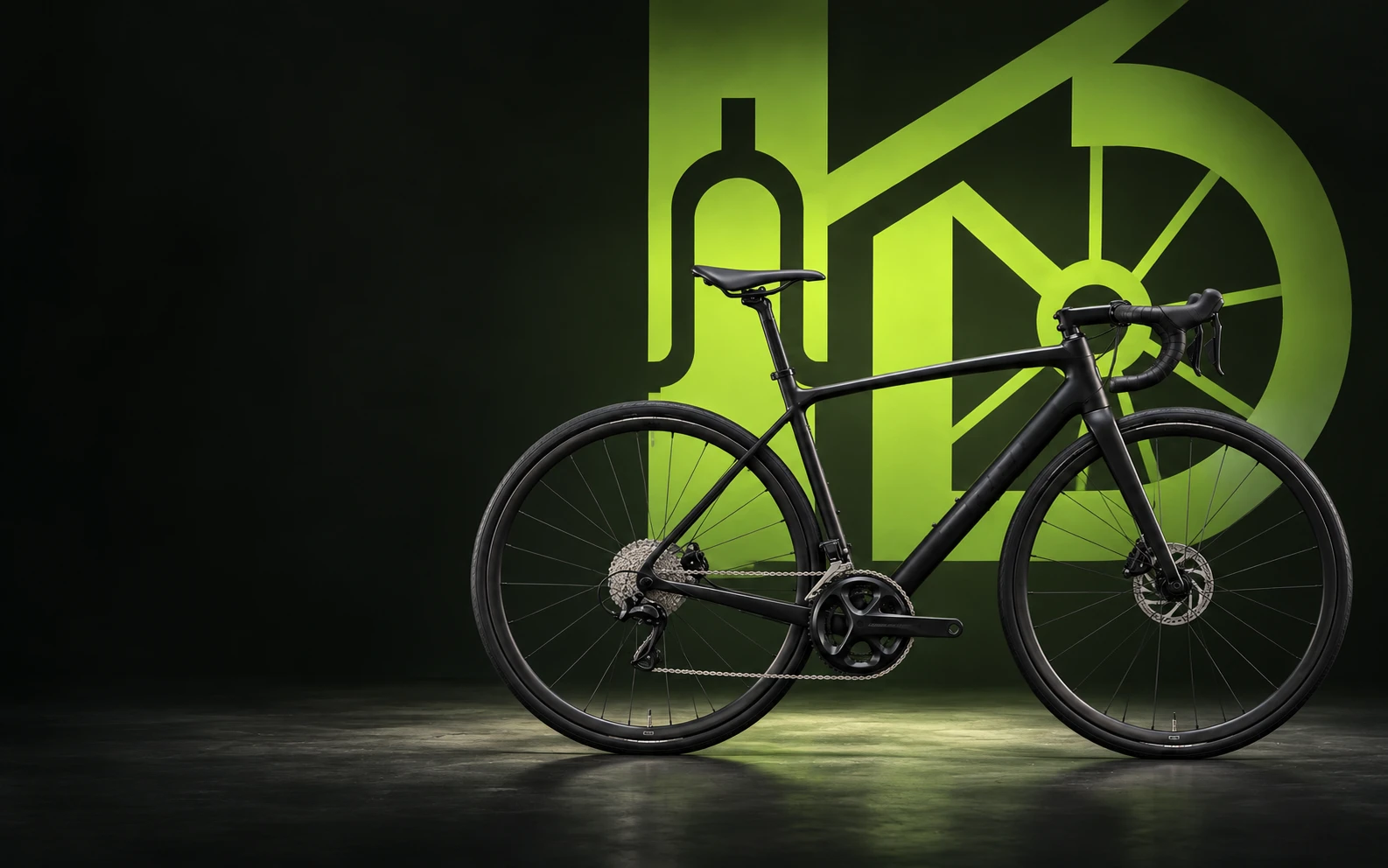 Road bicycle in the Bike ID studio